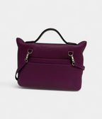 HM24/24 Handmade in Purple Leather with Palladium Hardware