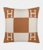 HMAvalon Pillow, Large Model Iconic Elegance in Wool and Cashmere