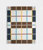 HMAvalon Rayon Block Pattern Lightweight Blanket