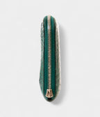HMAzap Crocodile Green Leather Wallet