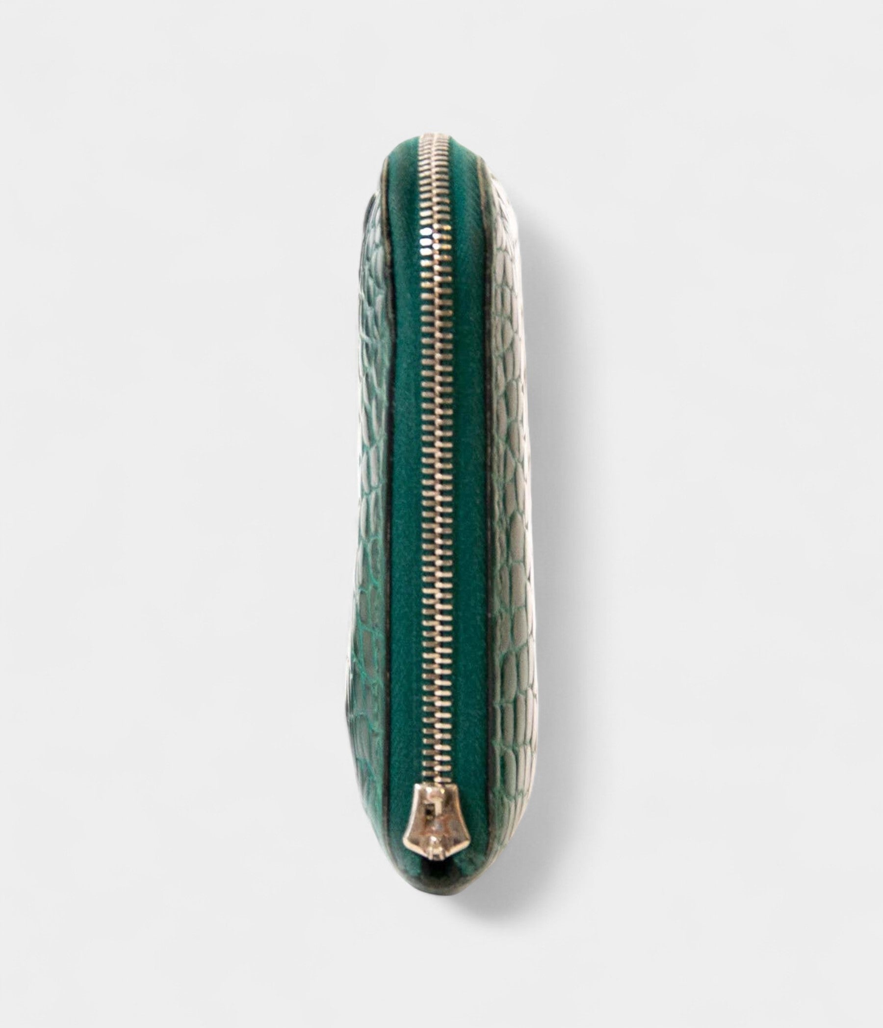 HMAzap Crocodile Green Leather Wallet