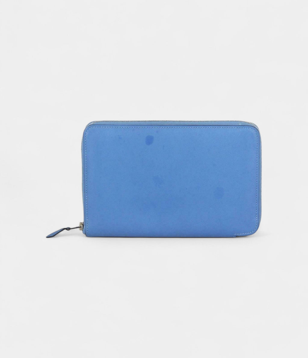 HMAzap GM Zipped Classic Togo Calfskin Leather Wallet