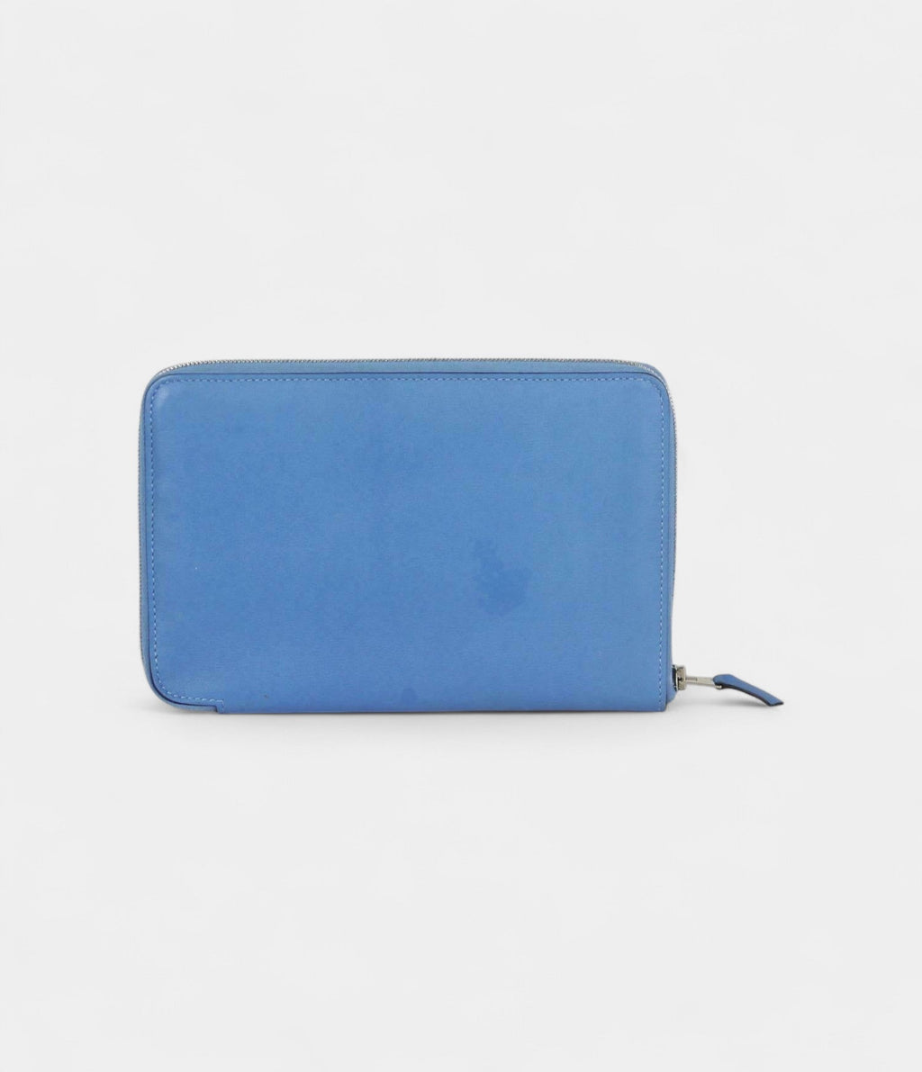 HMAzap GM Zipped Classic Togo Calfskin Leather Wallet