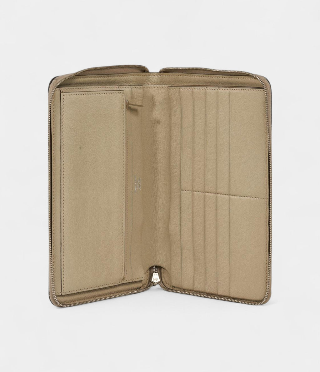 Hermes Azap Portefeuille Wallet Ombre Lizard Rare