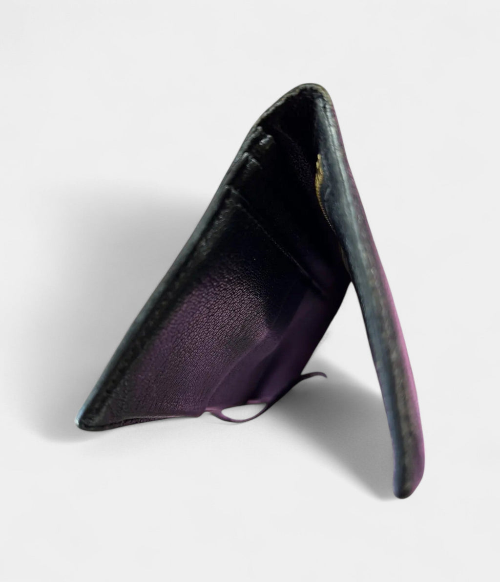 HMBéarn Leather Wallet In Black Expression Of Elegance