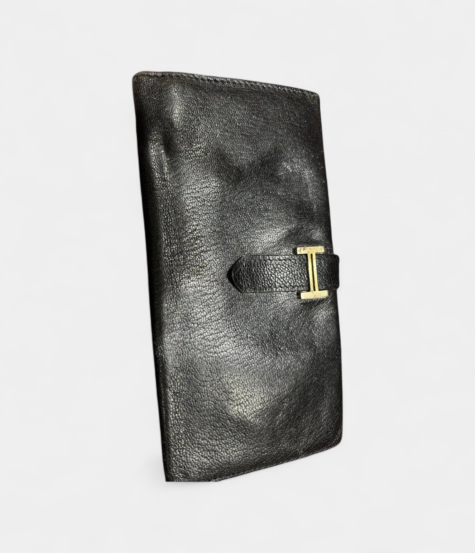 HMBéarn Leather Wallet In Black Expression Of Elegance