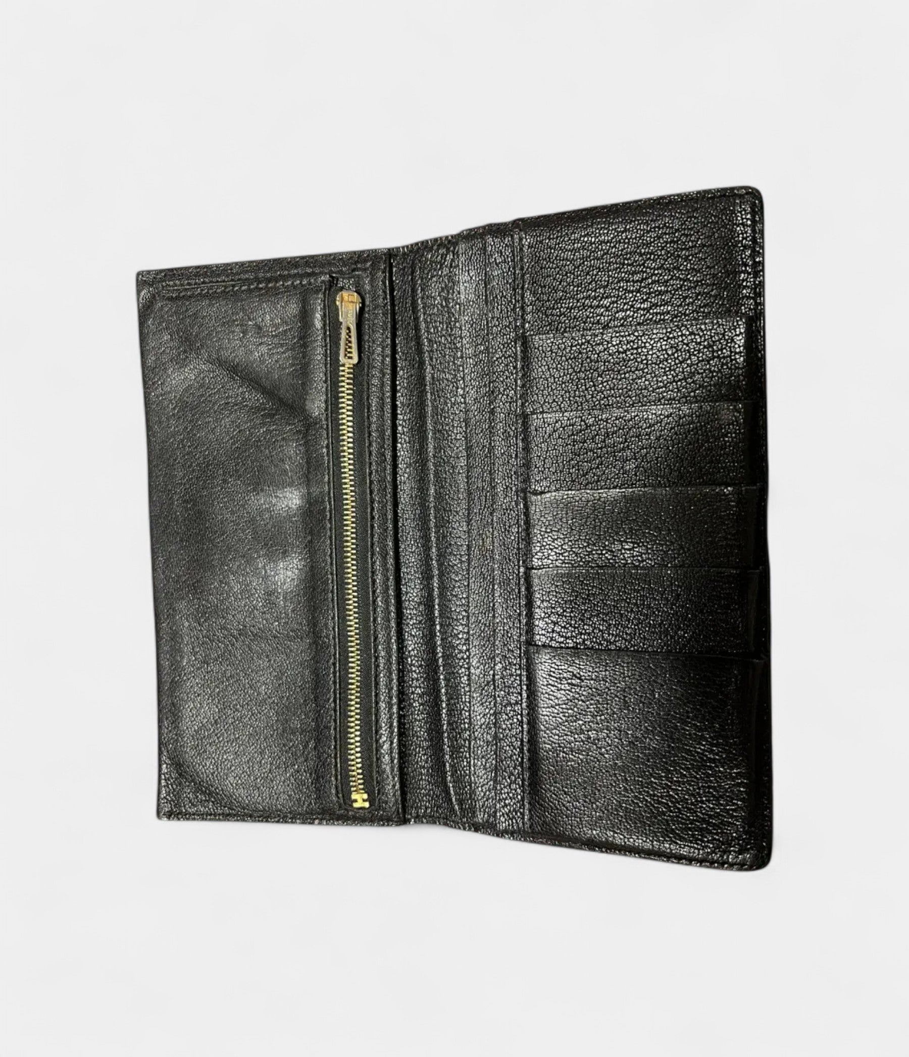 HMBéarn Leather Wallet In Black Expression Of Elegance