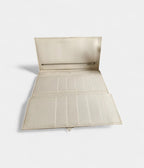 HMBéarn Leather Wallet In White Timeless Statement Of Elegance