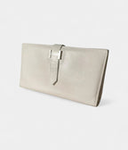 HMBéarn Leather Wallet In White Timeless Statement Of Elegance