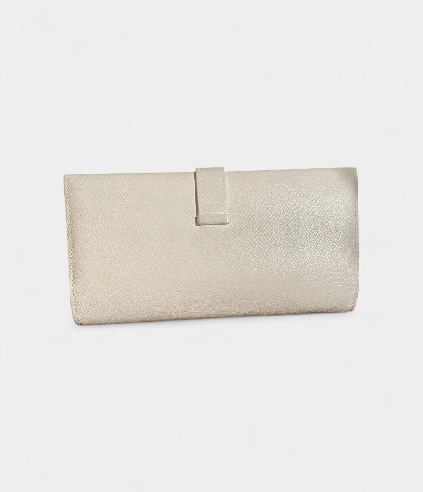 HMBéarn Leather Wallet In White Timeless Statement Of Elegance