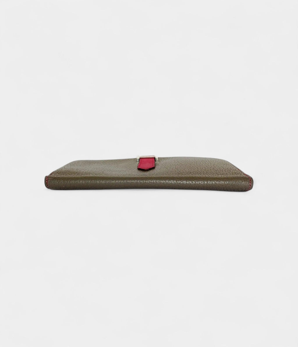 HMBéarn Leather Wallet in Beige Effortless Elegance Neutral Classic