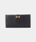 HMBéarn Leather Wallet in Black Classic Elegance Every Detail