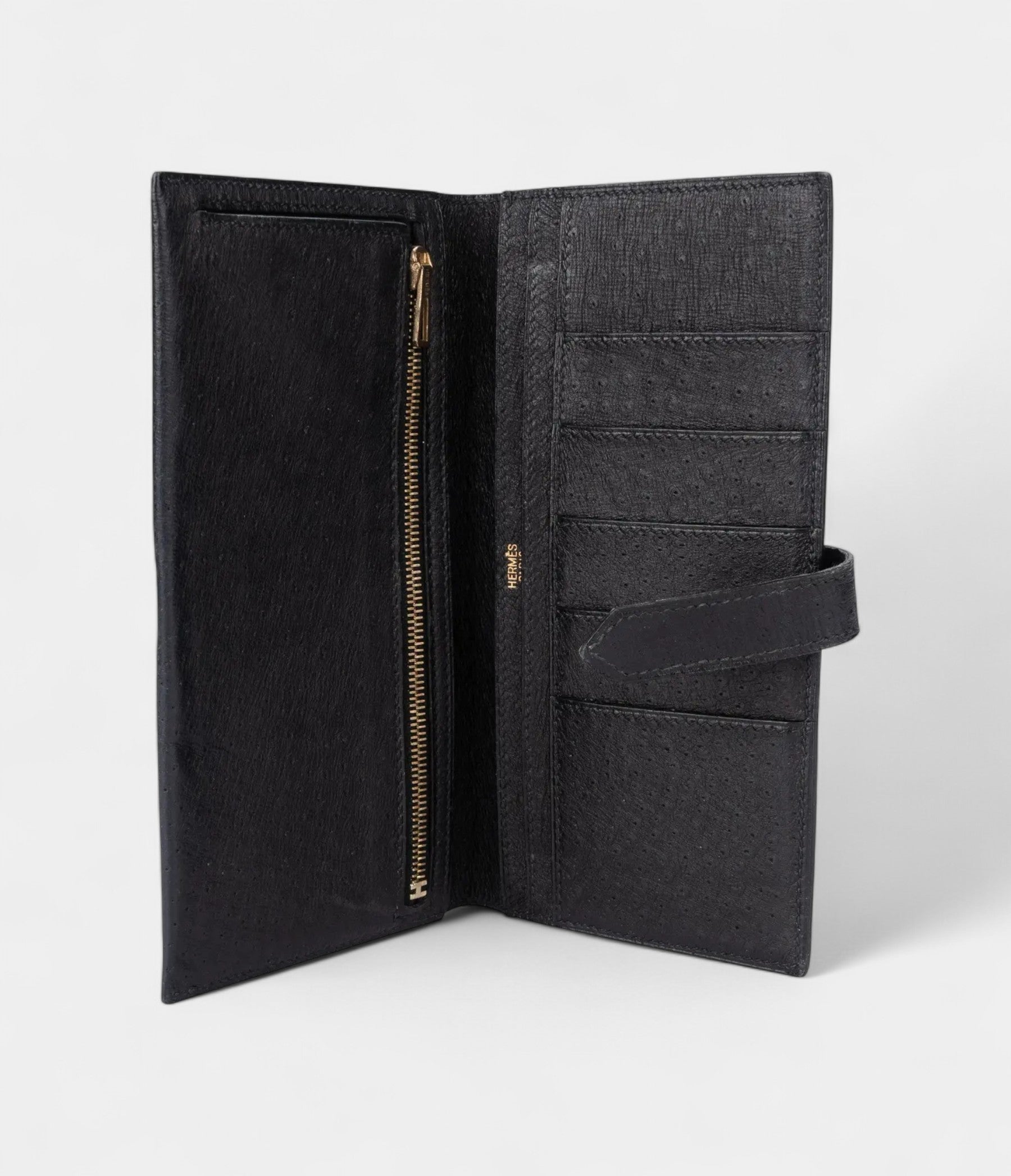 HMBéarn Leather Wallet in Black Classic Elegance Every Detail