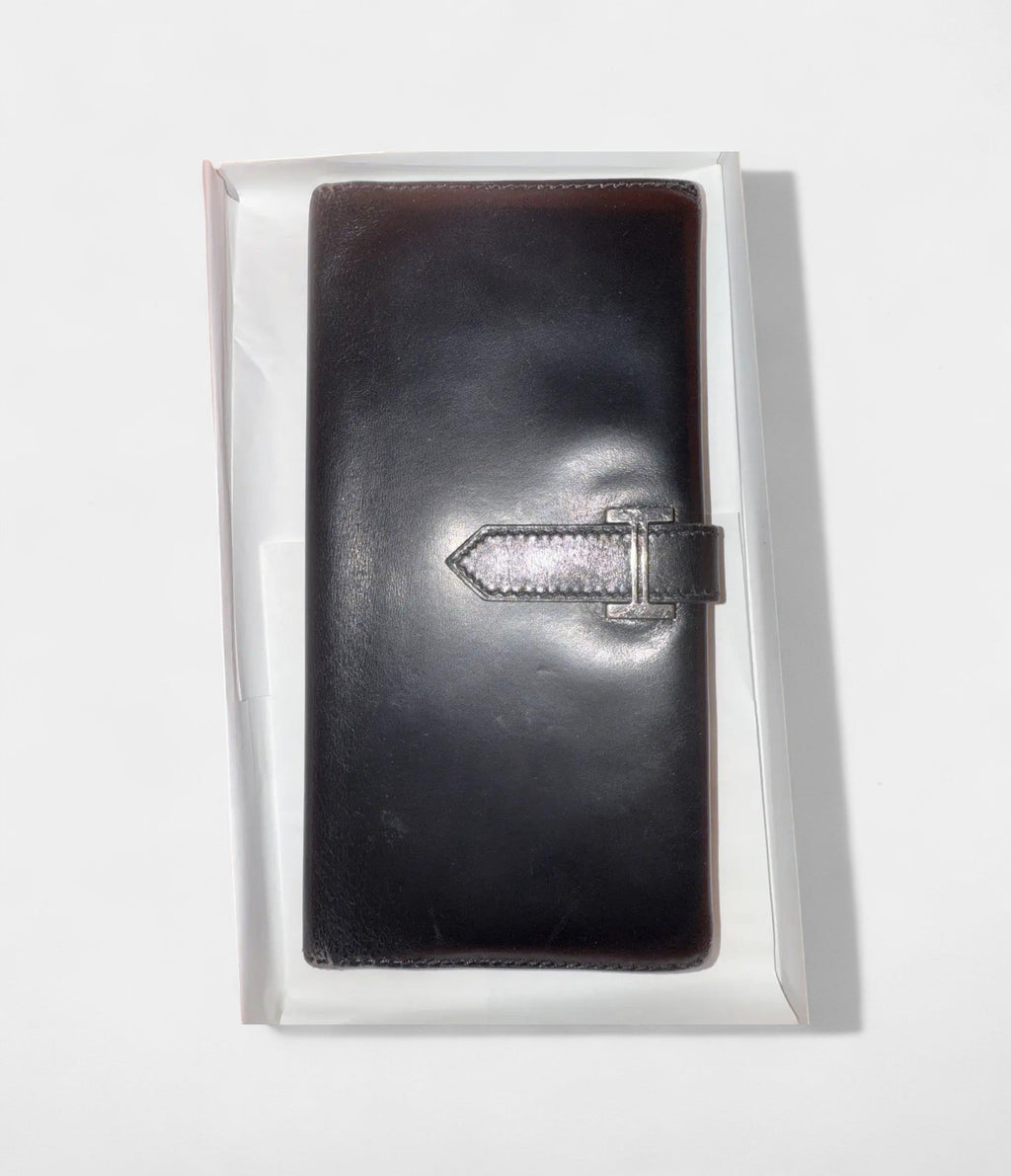 HMBéarn Leather Wallet in Black Classic Elegance Perfected