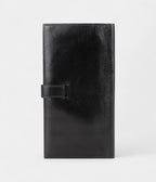 HMBéarn Leather Wallet in Black Iconic Elegance