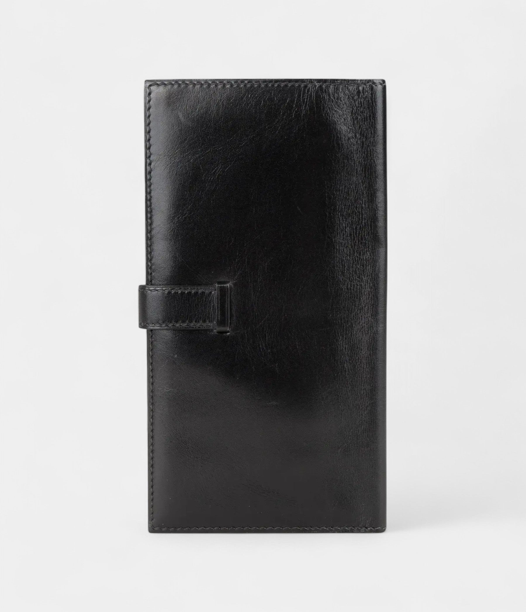 HMBéarn Leather Wallet in Black Iconic Elegance