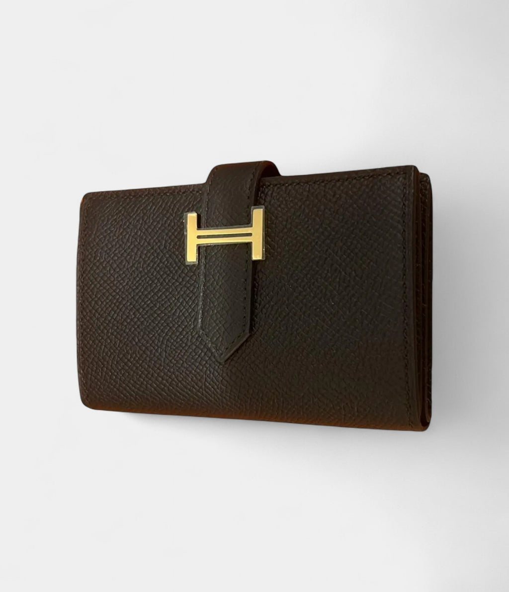 HMBéarn Leather Wallet in Black Pure Elegancem Timeless Design