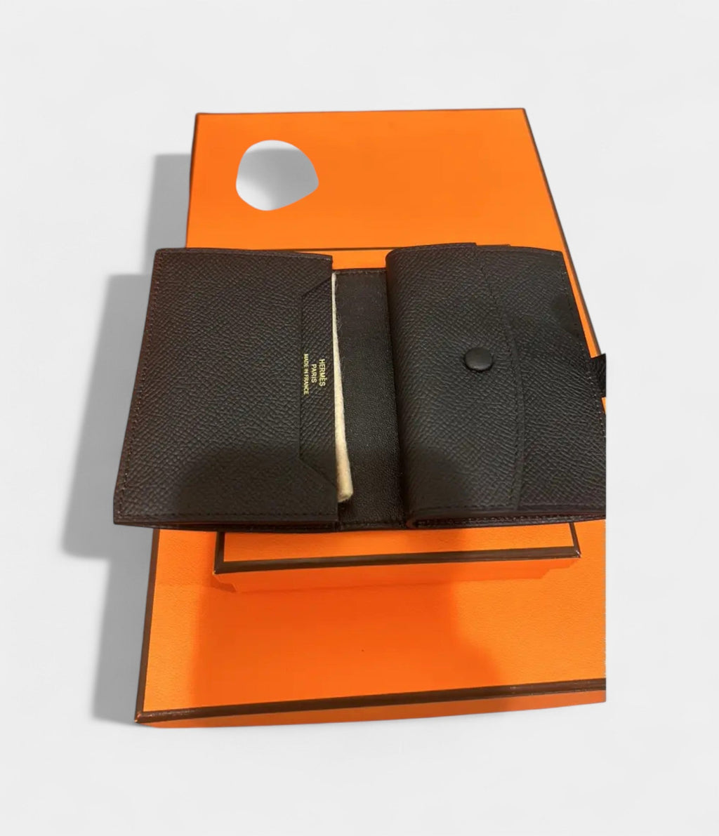 HMBéarn Leather Wallet in Black Pure Elegancem Timeless Design
