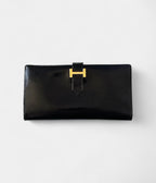HMBéarn Leather Wallet in Black Timeless Sophistication Classic