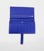 HMBéarn Leather Wallet in Blue Classic Craftsmanship with a Cool Edge