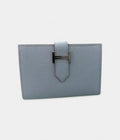 HMBéarn Leather Wallet in Blue Cool Sophistication with Iconic Charm
