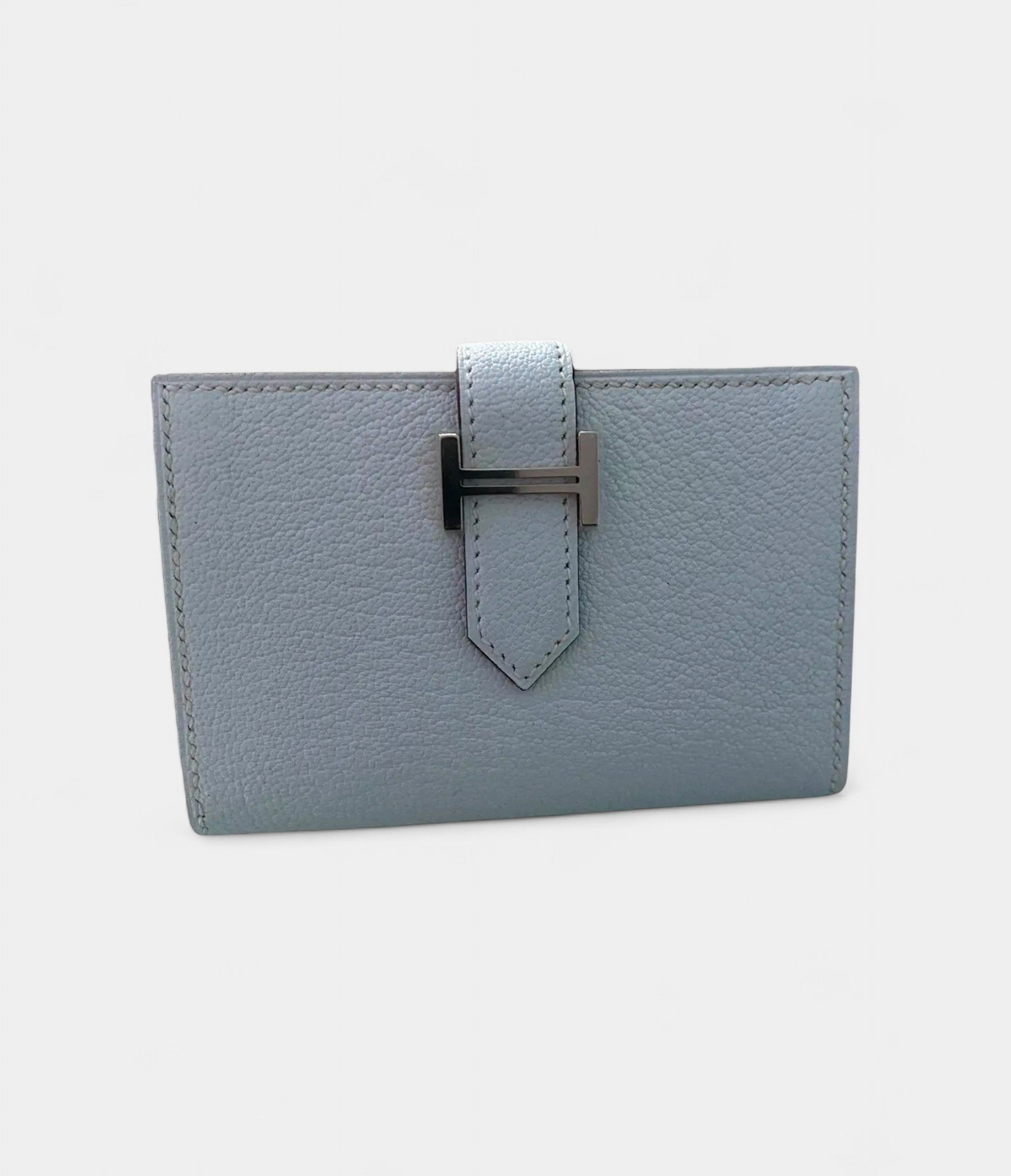 HMBéarn Leather Wallet in Blue Cool Sophistication with Iconic Charm