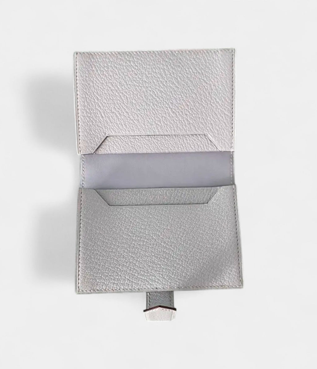 HMBéarn Leather Wallet in Blue Cool Sophistication with Iconic Charm