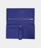 HMBéarn Leather Wallet in Blue Refined Craftsmanship Cool Classic Hue