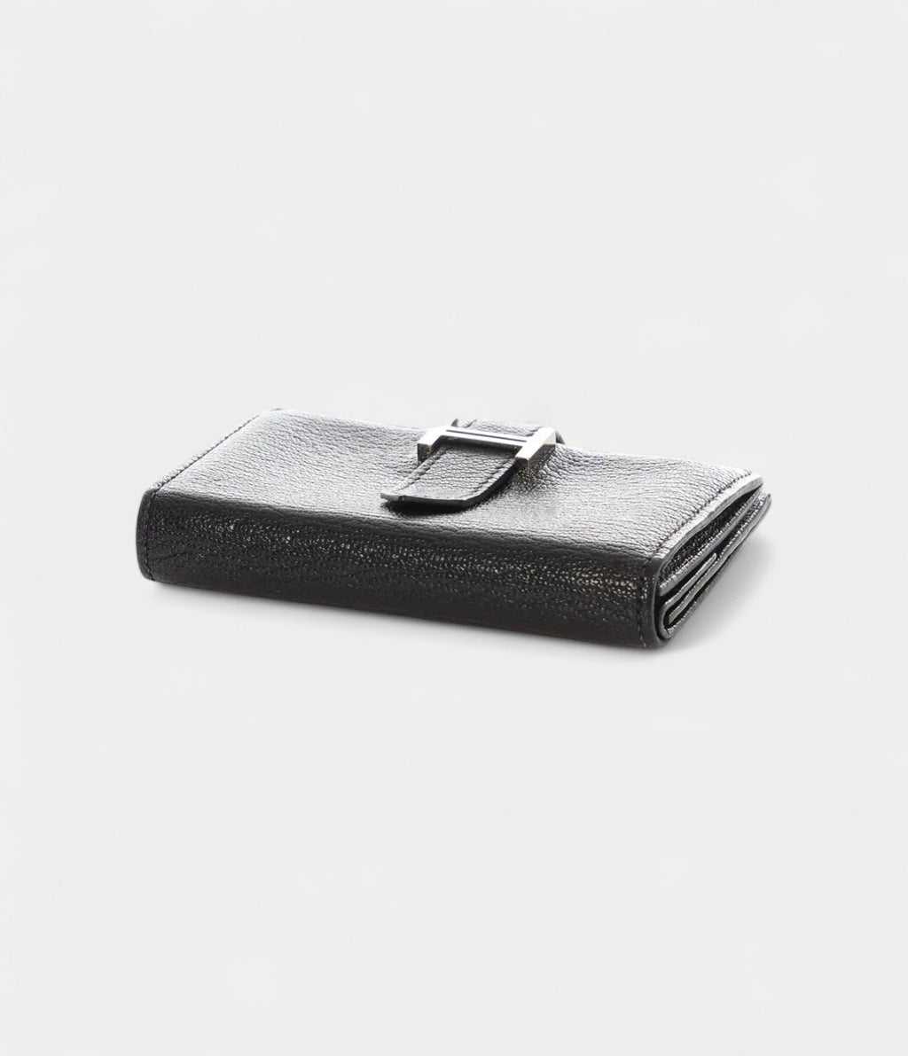 HMBéarn Leather Wallet in Blue Refined Simplicity Classic Shade