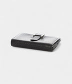 HMBéarn Leather Wallet in Blue Refined Simplicity Classic Shade