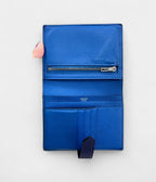 HMBéarn Leather Wallet in Blue Timeless Design with a Fresh Hue