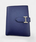 HMBéarn Leather Wallet in Blue Timeless Design with a Fresh Hue