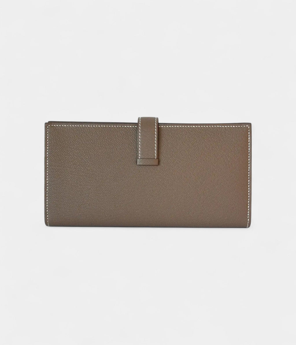 HMBéarn Leather Wallet in Brown Classic Warmth Signature Silhouette