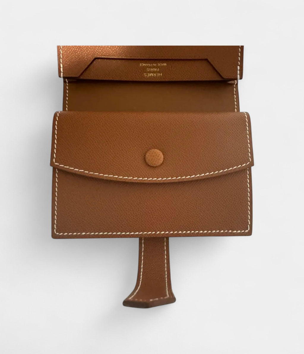 HMBéarn Leather Wallet in Brown Refined Simplicity in Luxurious