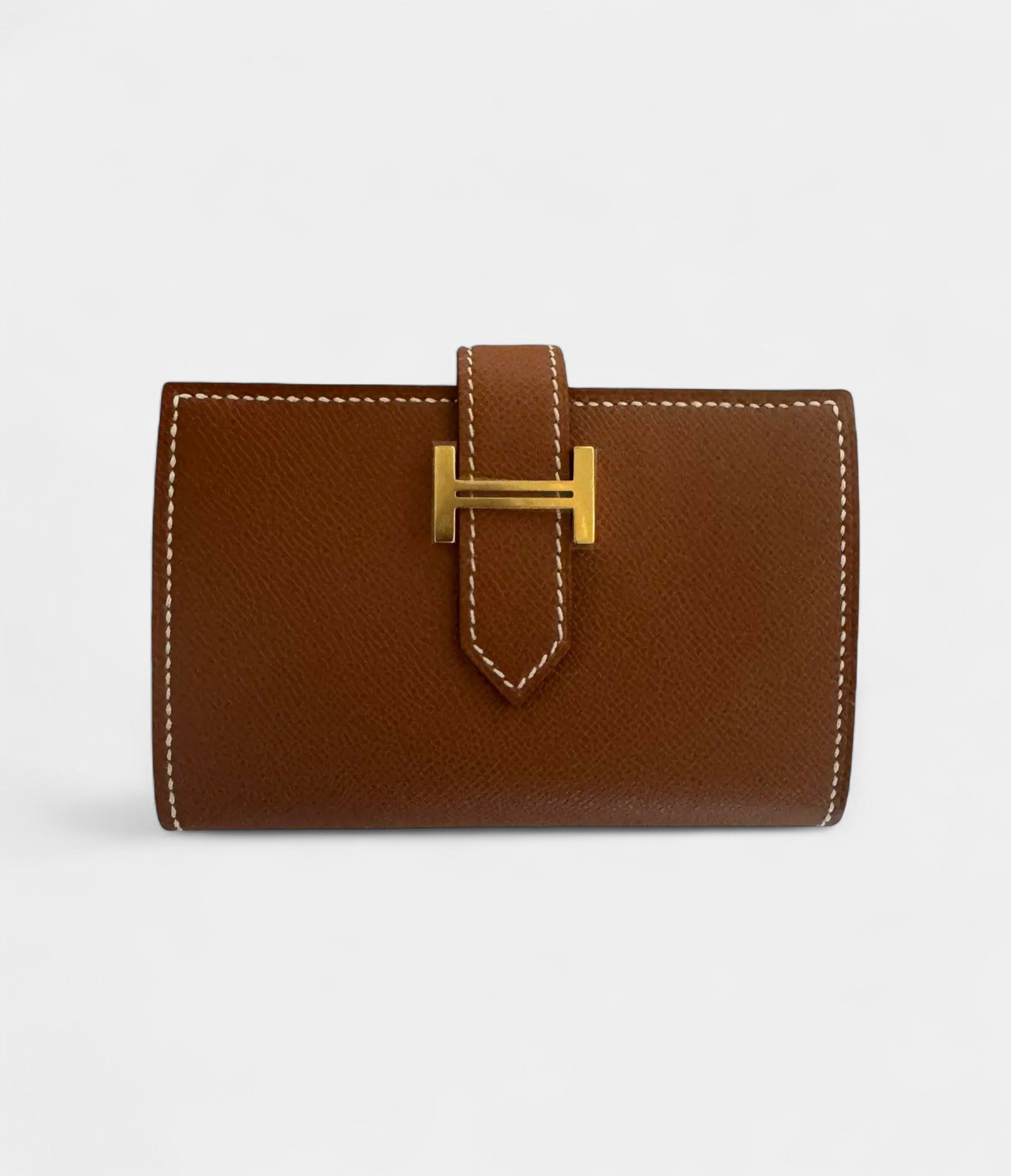 HMBéarn Leather Wallet in Brown Refined Simplicity in Luxurious