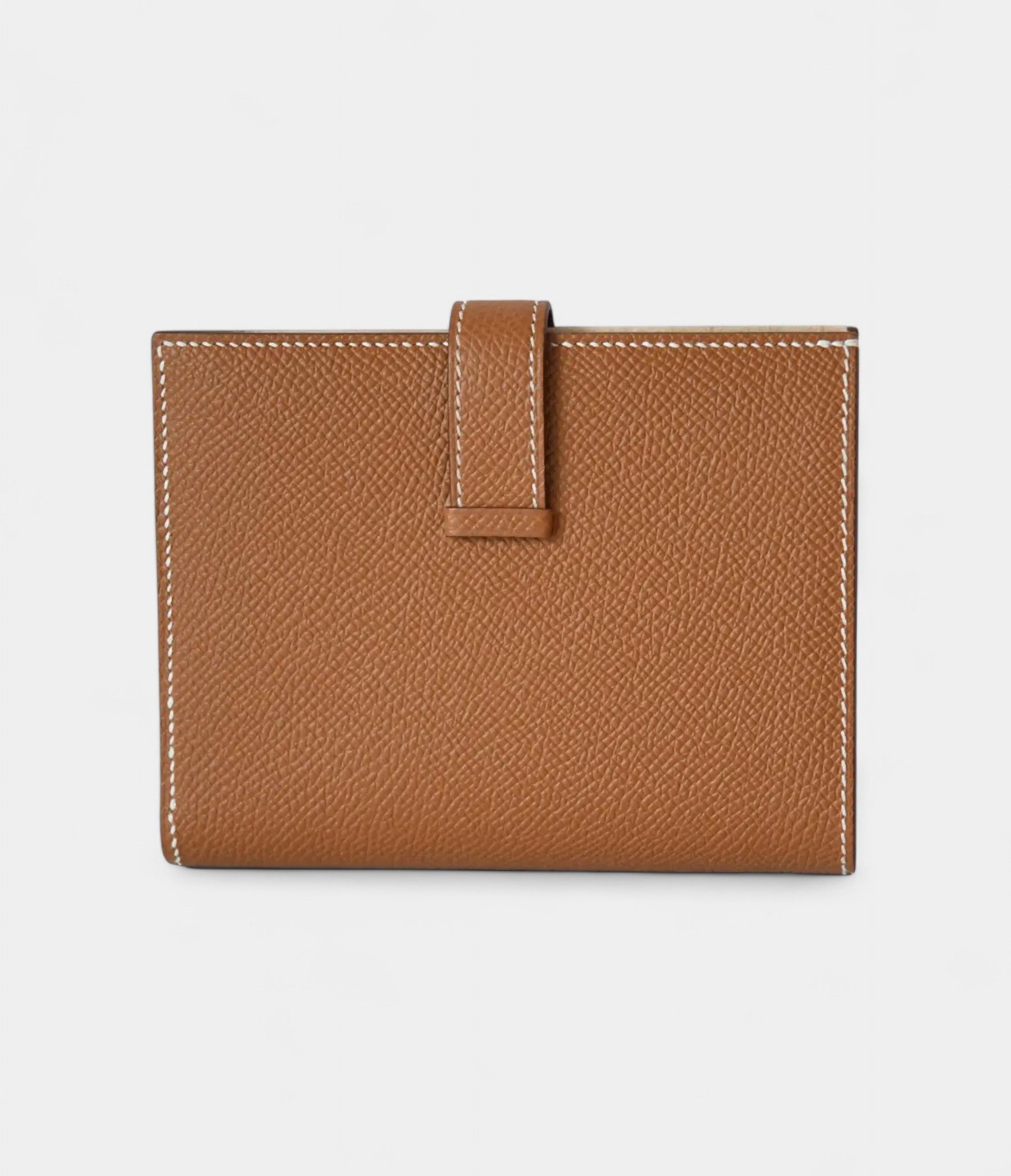 HMBéarn Leather Wallet in Brown Understated Luxury Timeless Tone