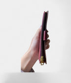 HMBéarn Leather Wallet in Burgundy Deep Elegance Timeless Design