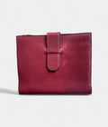 HMBéarn Leather Wallet in Burgundy Deep Elegance Timeless Design