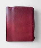 HMBéarn Leather Wallet in Burgundy Deep Elegance Timeless Design