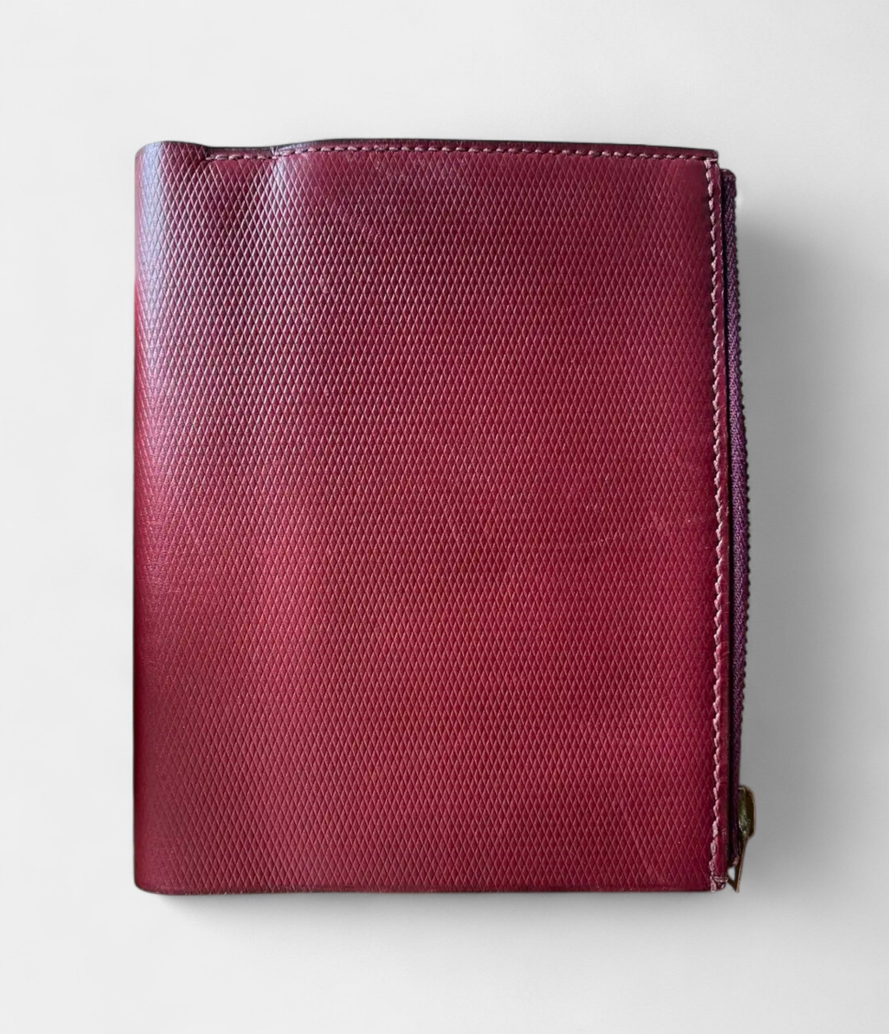 HMBéarn Leather Wallet in Burgundy Deep Elegance Timeless Design