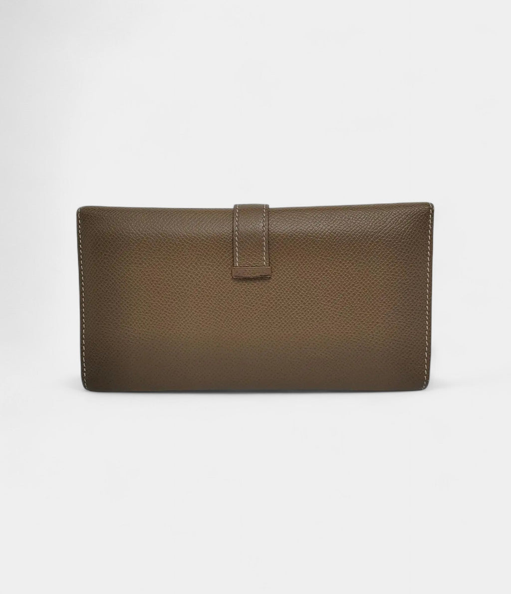 HMBéarn Leather Wallet in Camel Warm Elegance Signature Silhouette
