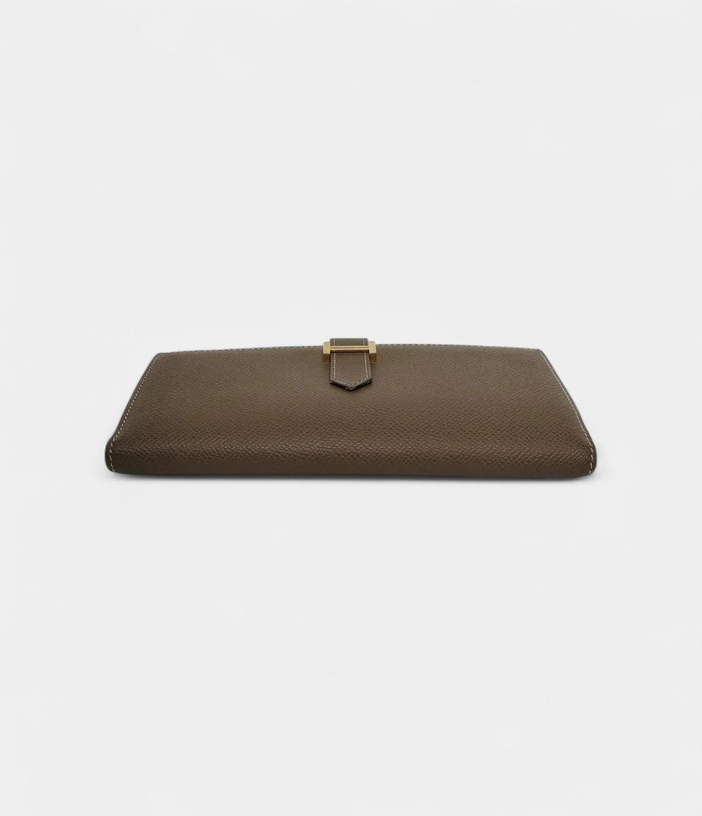 HMBéarn Leather Wallet in Camel Warm Elegance Signature Silhouette