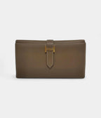HMBéarn Leather Wallet in Camel Warm Elegance Signature Silhouette