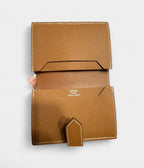 HMBéarn Leather Wallet in Gold Iconic Warmth Timeless Silhouette