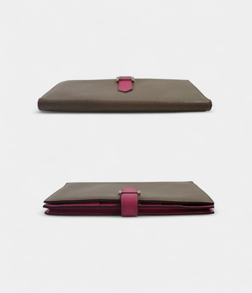 HMBéarn Leather Wallet in Multicolour Artistic Expression Meets Classic Craftsmanship