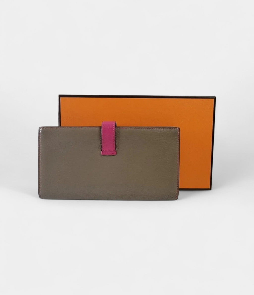 HMBéarn Leather Wallet in Multicolour Artistic Expression Meets Classic Craftsmanship