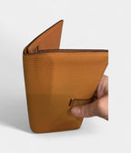 HMBéarn Leather Wallet in Orange Iconic Color Meets Timeless Design