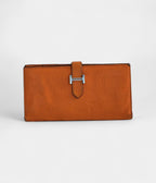 HMBéarn Leather Wallet in Orange Iconic Color Timeless Craftsmanship