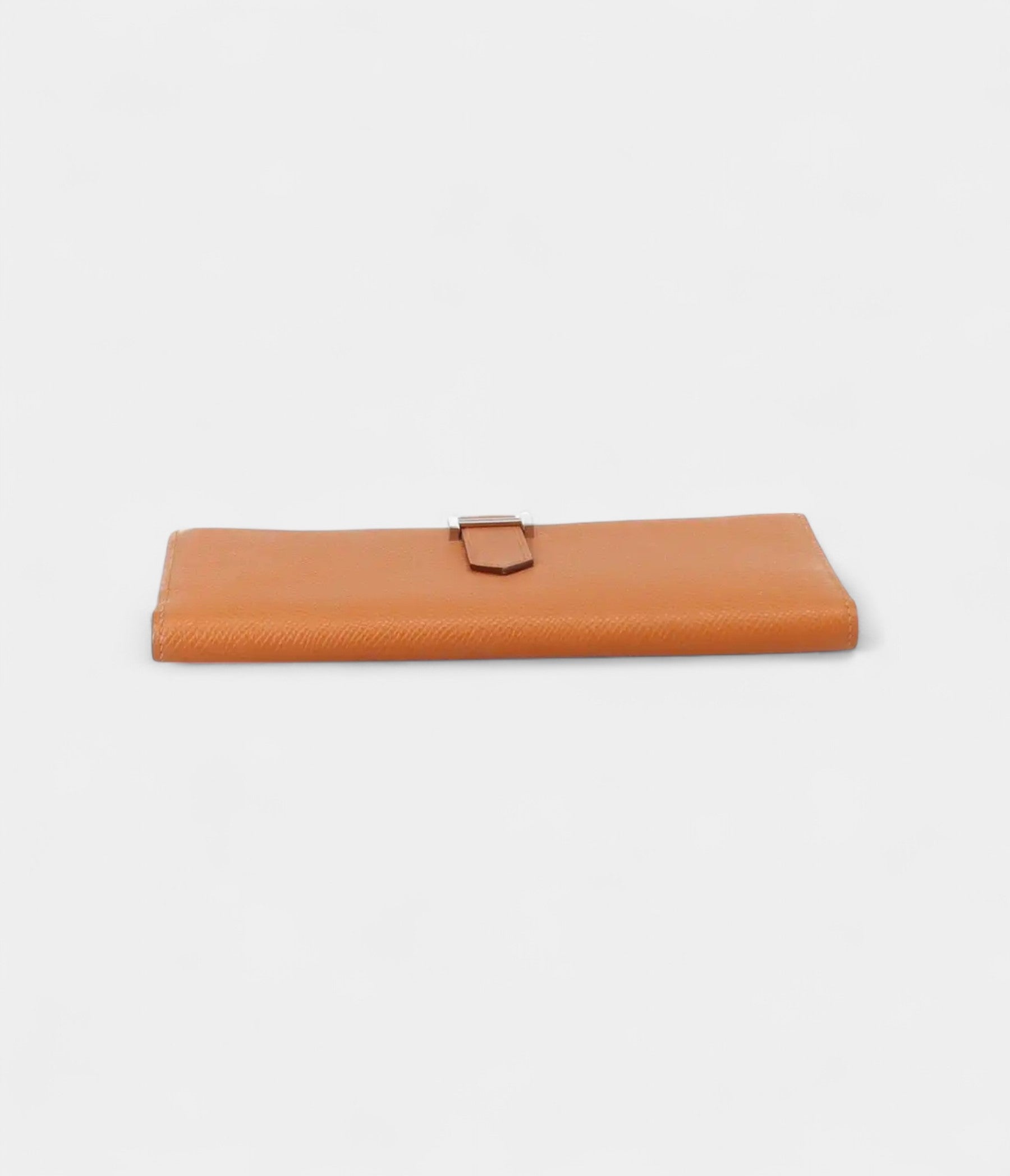 HMBéarn Leather Wallet in Orange Signature Style