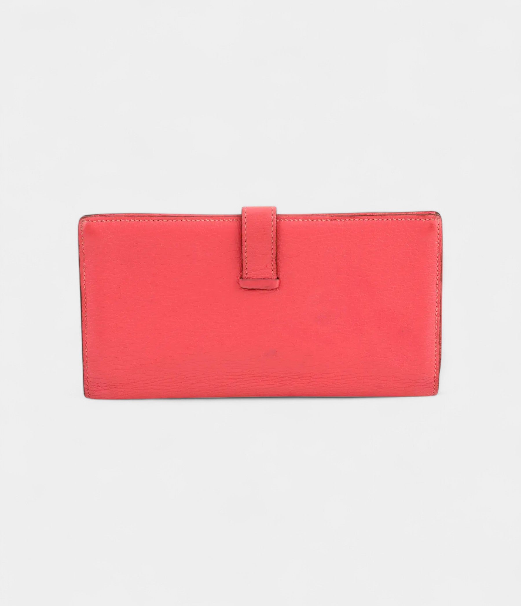 HMBéarn Leather Wallet in Pink Feminine Elegance Signature Silhouette